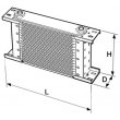 Chłodnica oleju Setrab: 210 x 99 mm (115mm)