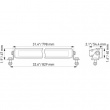 Halogen Hella LED Slim Lightbar 32