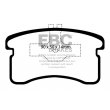 Klocki hamulcowe EBC BLACK STUFF (przód): DAIHATSU Cuore 0.6 Turbo