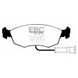 Klocki hamulcowe EBC BLACK STUFF (przód): FORD Escort Mk5 1,8