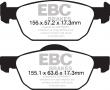Klocki hamulcowe EBC BLACK STUFF (przód): HONDA Civic 1.4 (FK)