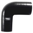 Kolanko redukcyjne 90° Samco BLACK 57 mm > 51 mm
