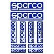 Zestaw naklejek logo Sparco